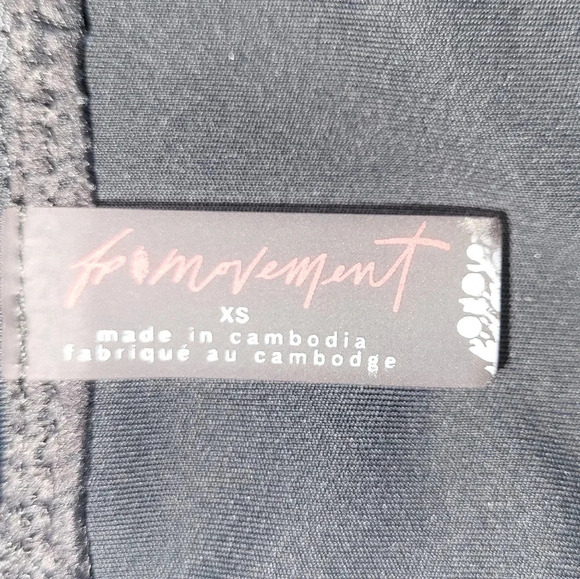 Free People Movement In Your Corner Sports Bra Size X Small Gray - Picture 2 of 5